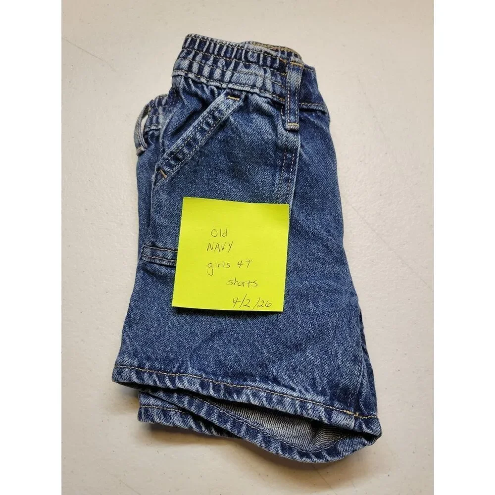 Old Navy Classic Blue Denim Kids' Girls Shorts